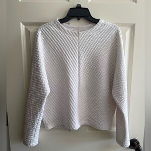 a new day cream Quilted Sweatshirt S